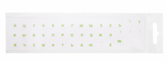 Uzlīmes klaviatūrai Caurspīdīga / ZAĻI RUS BLISTER 4751044231276