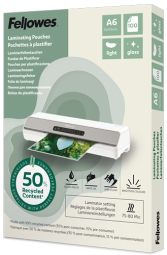 Laminēšanas plēves Fellowes Eco 100gab Gloss