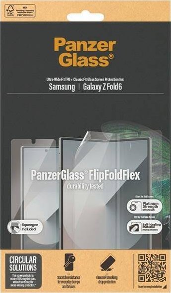 PanzerGlass Flipfoldflex Skarmbeskyttelse Samsung Galaxy Z Fold6 Glass & Film Mobilais Telefons