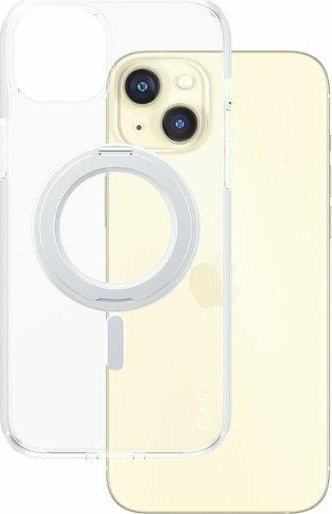 PanzerGlass CARE by PanzerGlass Kickstand Case iPhone 15 Plus 6,7'' MagSafe srebrny/silver 1416 1416 (5715685005510) maciņš, apvalks mobilajam telefonam PanzerGlass CARE by PanzerGlass Kickstand Case iPhone 15 Plus 6,7'' MagSafe srebrny/silver 1416 1416 (5715685005510) maciņš, apvalks mobilajam telefonam