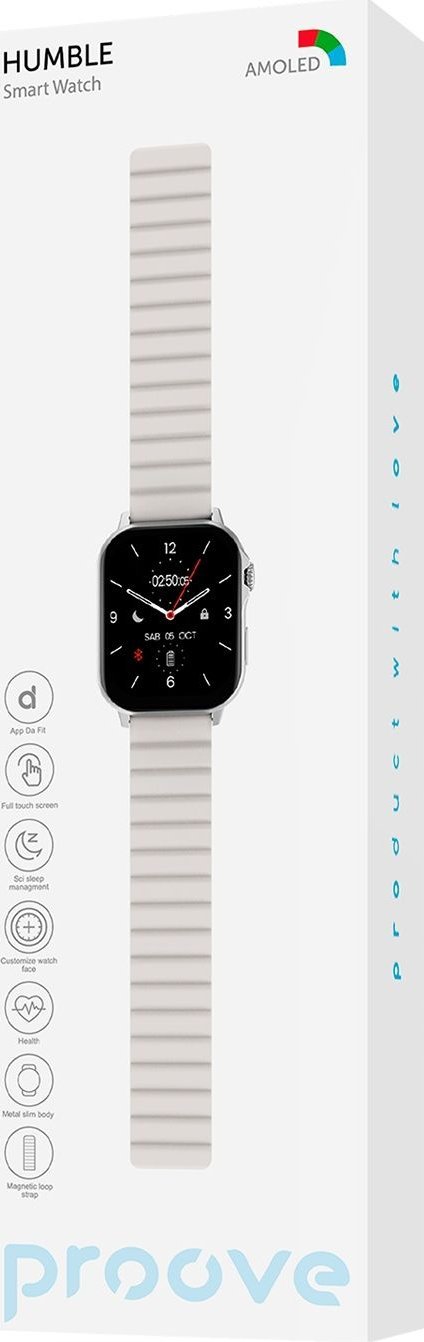 Smartwatch PROOVE Humble Srebrny (SB9554) SB9554 (6901111932164) Viedais pulkstenis, smartwatch