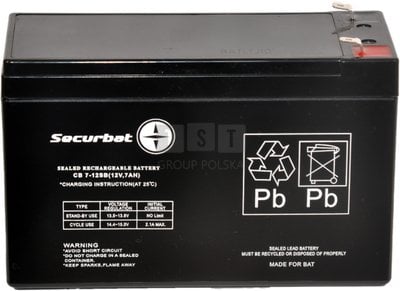 PowerBat Akumulator AGM SECURBAT 12V 7Ah