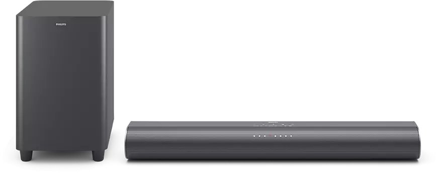 Philips TAB6100 2.1 Soundbar (8718863700204) mājas kinozāle