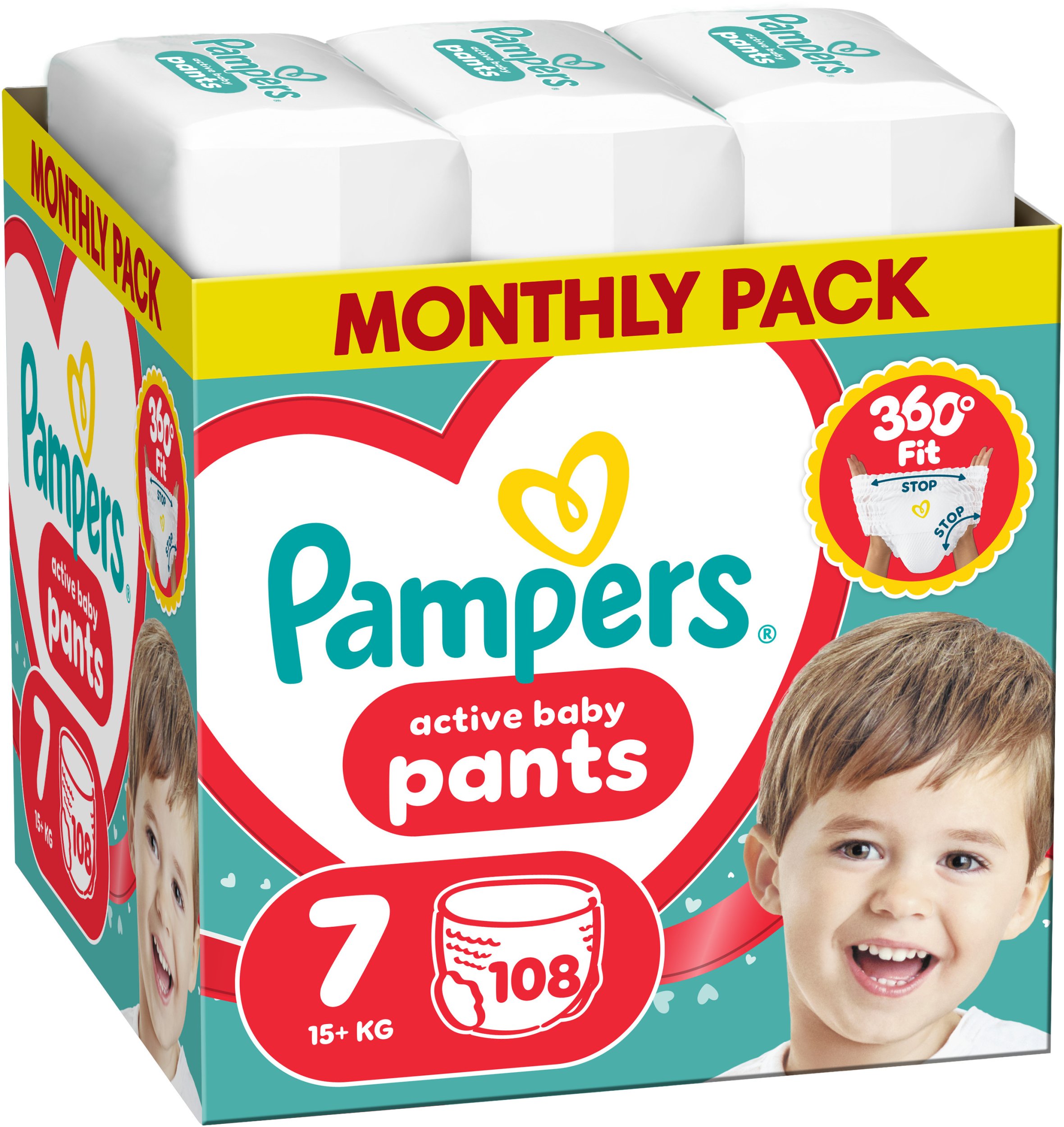 Pampers Pieluchomajtki Active Baby 7 15+