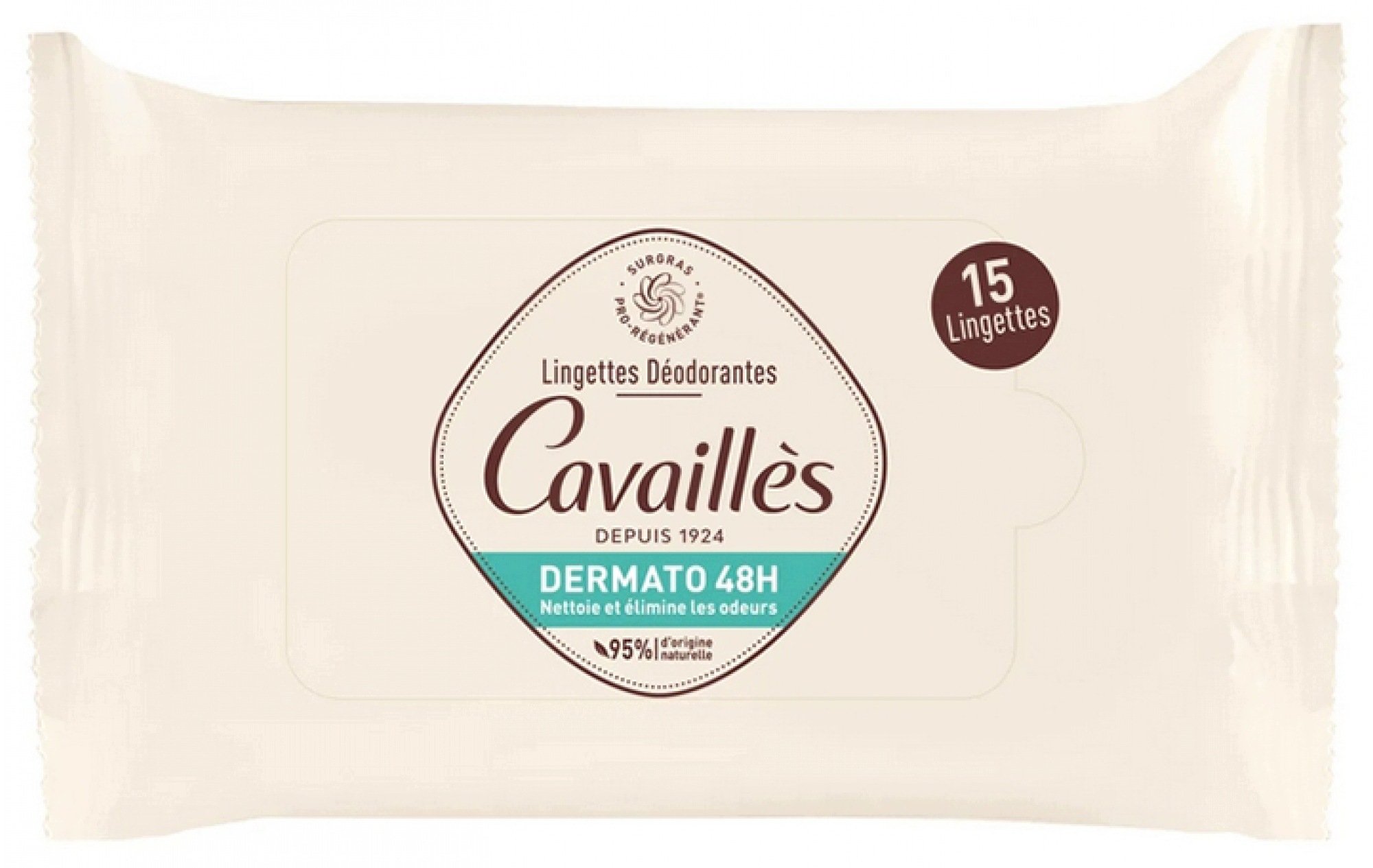 Payot Roge Cavailles  Deodorant Wipes  48h