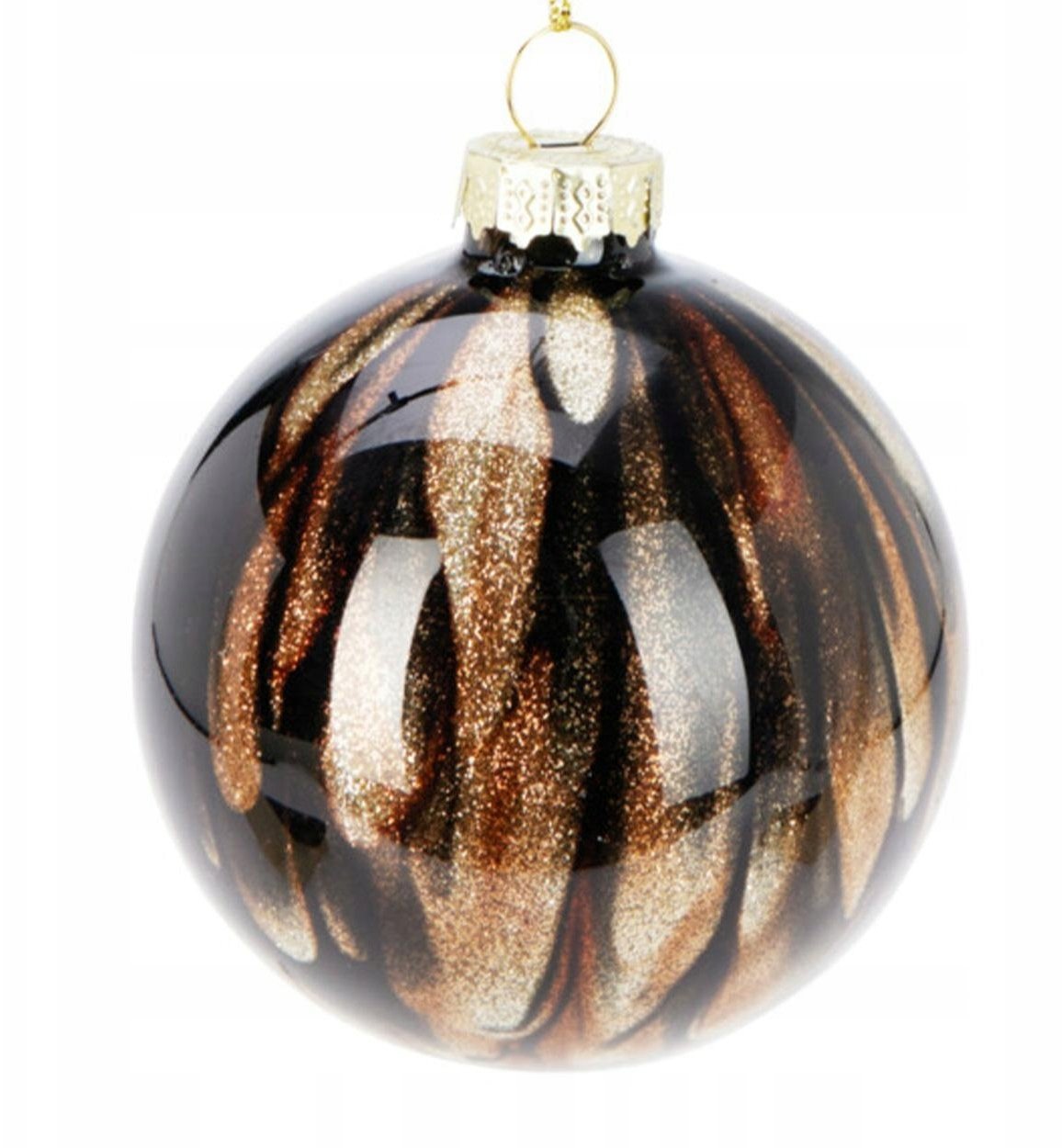 Philips Bauble Christmas Glass Brown 8CM