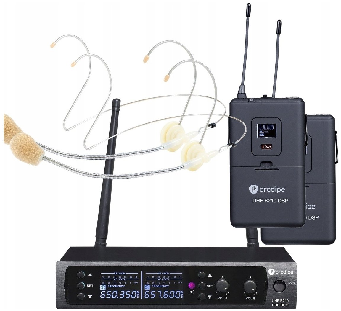 Sluchawki Prodipe Headset B210DUO DSP UHF