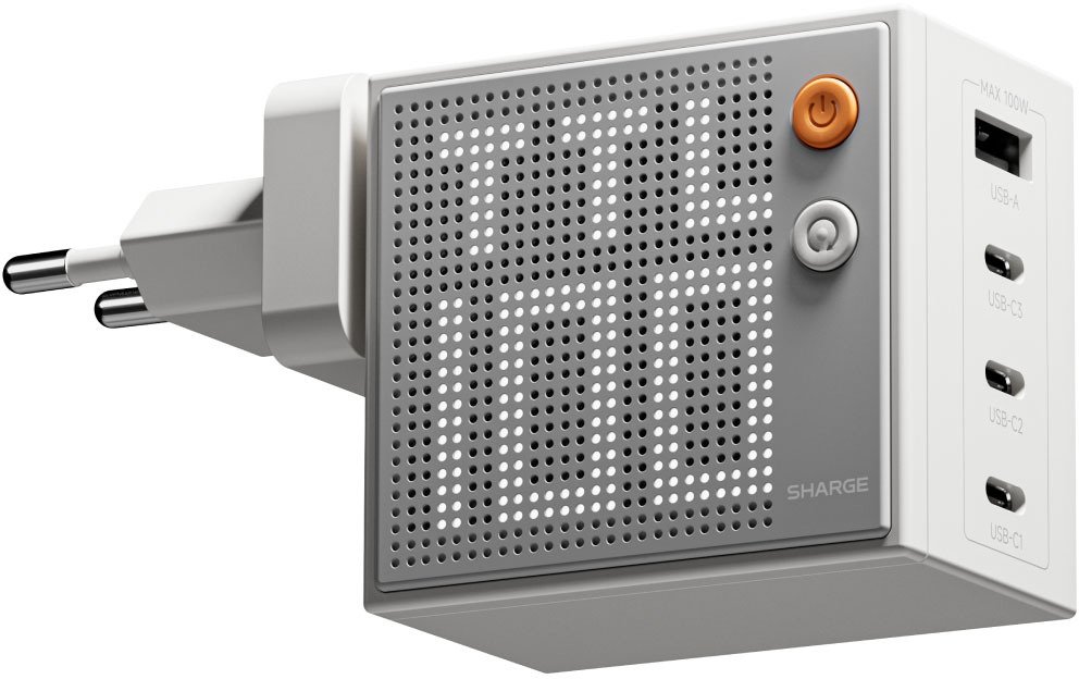 Ladowarka PowerNeed SHARGE Pixel 100 GaN
