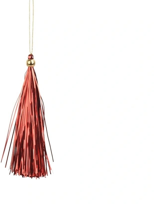 Party Deco Decoration tinsel red H15CM