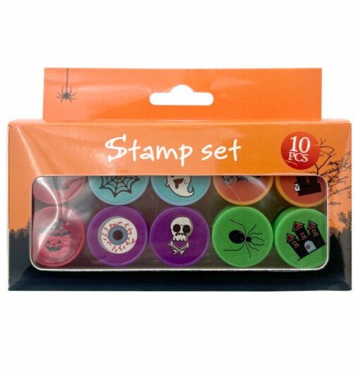 Party Deco Stamps Halloween 10pcs 600443750