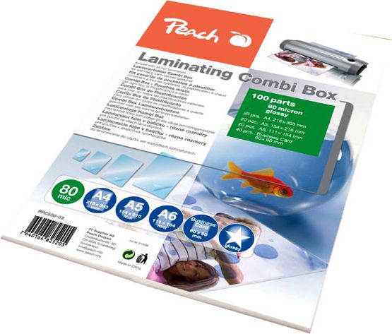 Peach Laminierfolien  100er Starterset PPC500-03