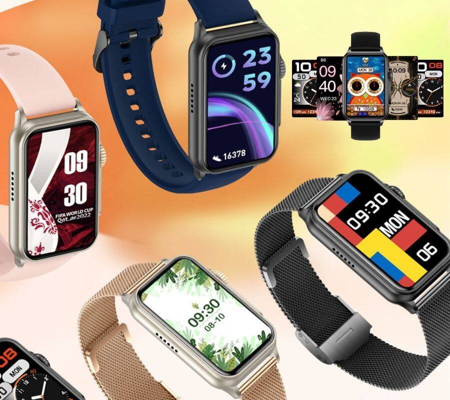 Smartwatch Rubicon RNCF06 Czarny  13225094 (5905220840243) Viedais pulkstenis, smartwatch