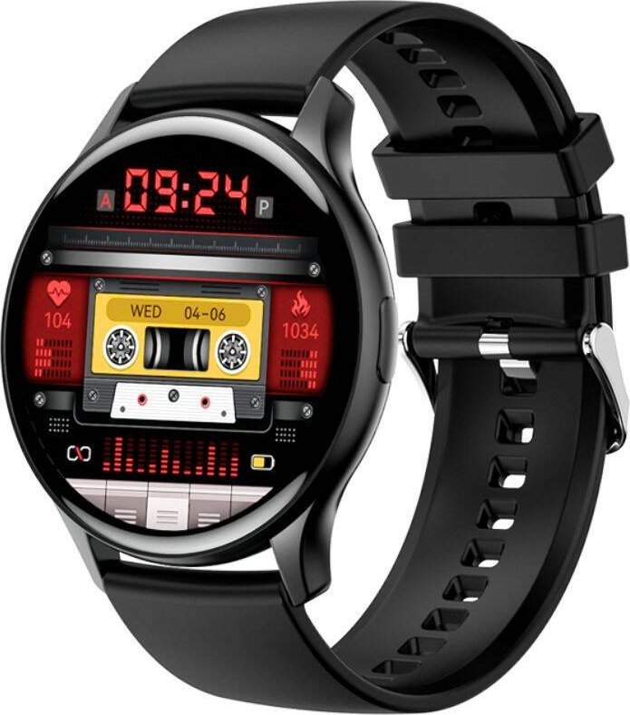 Smartwatch Rubicon RNCF11 Czarny 13225104 (5905220845576) Viedais pulkstenis, smartwatch Smartwatch Rubicon RNCF11 Czarny 13225104 (5905220845576) Viedais pulkstenis, smartwatch