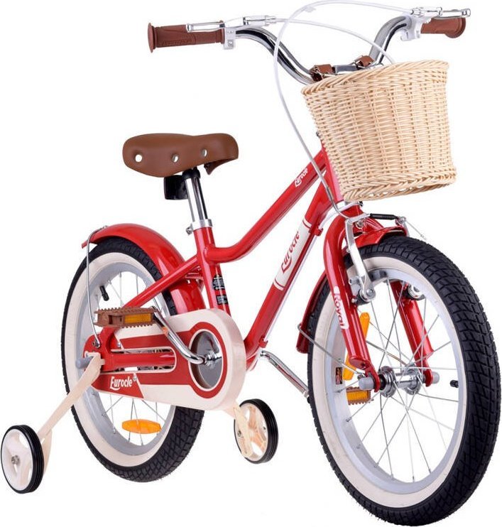 RoyalBaby Charming City Bike with Children's Basket Eurocle 16
