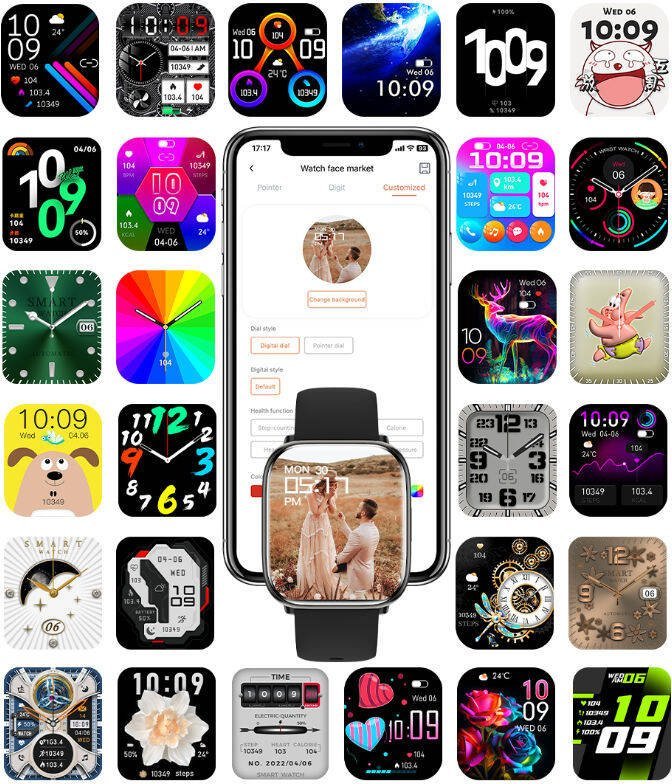 Smartwatch Rubicon SmartWatch Rubicon RNCF31 czarny BT Call rozmowy . 14225473 (5905220876280) Viedais pulkstenis, smartwatch Smartwatch Rubicon SmartWatch Rubicon RNCF31 czarny BT Call rozmowy . 14225473 (5905220876280) Viedais pulkstenis, smartwatch