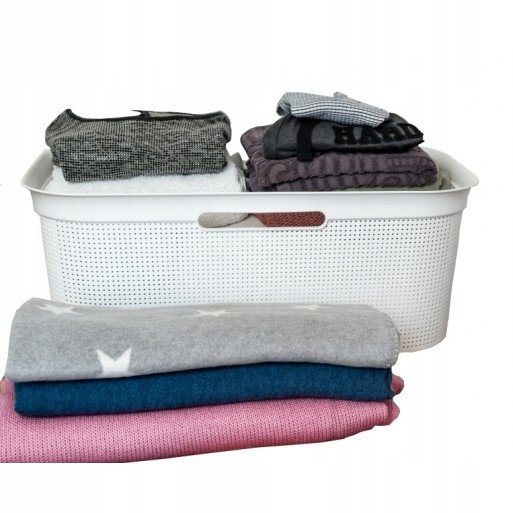 Rotho BASKET LAUNDRY BRISEN 41L WHITE