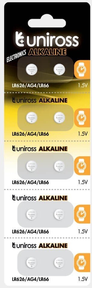 Rayovac Uniross Bateria LR66 / LR626