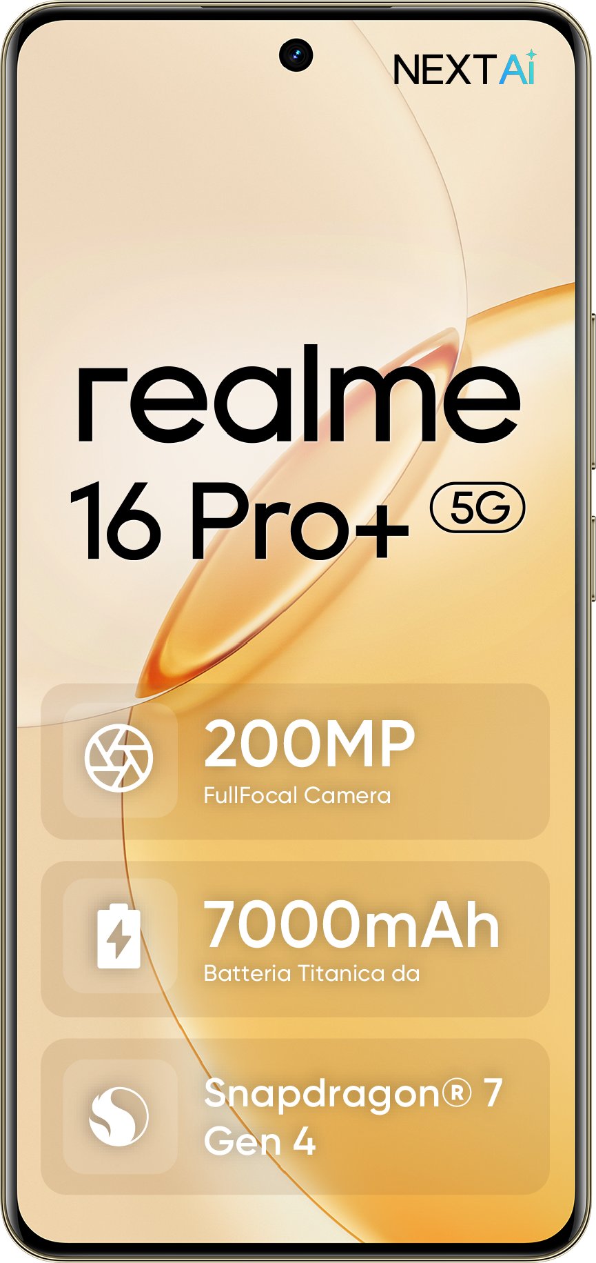 Smartfon Realme 16 Pro+ 5G 12/512GB Zloty (TKORALSZA0173) TKORALSZA0173 (6941764482906) Mobilais Telefons Smartfon Realme 16 Pro+ 5G 12/512GB Zloty (TKORALSZA0173) TKORALSZA0173 (6941764482906) Mobilais Telefons