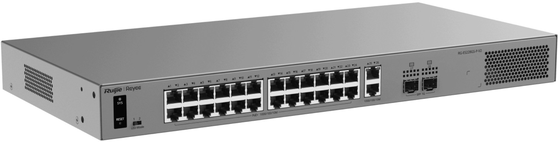 Switch Reyee POE 24-portowy + 2X