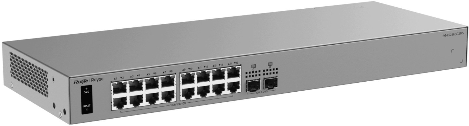 Switch Reyee 16-portowy + 2X SFP