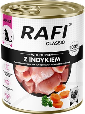 Rafi Mokra karma dla psa z