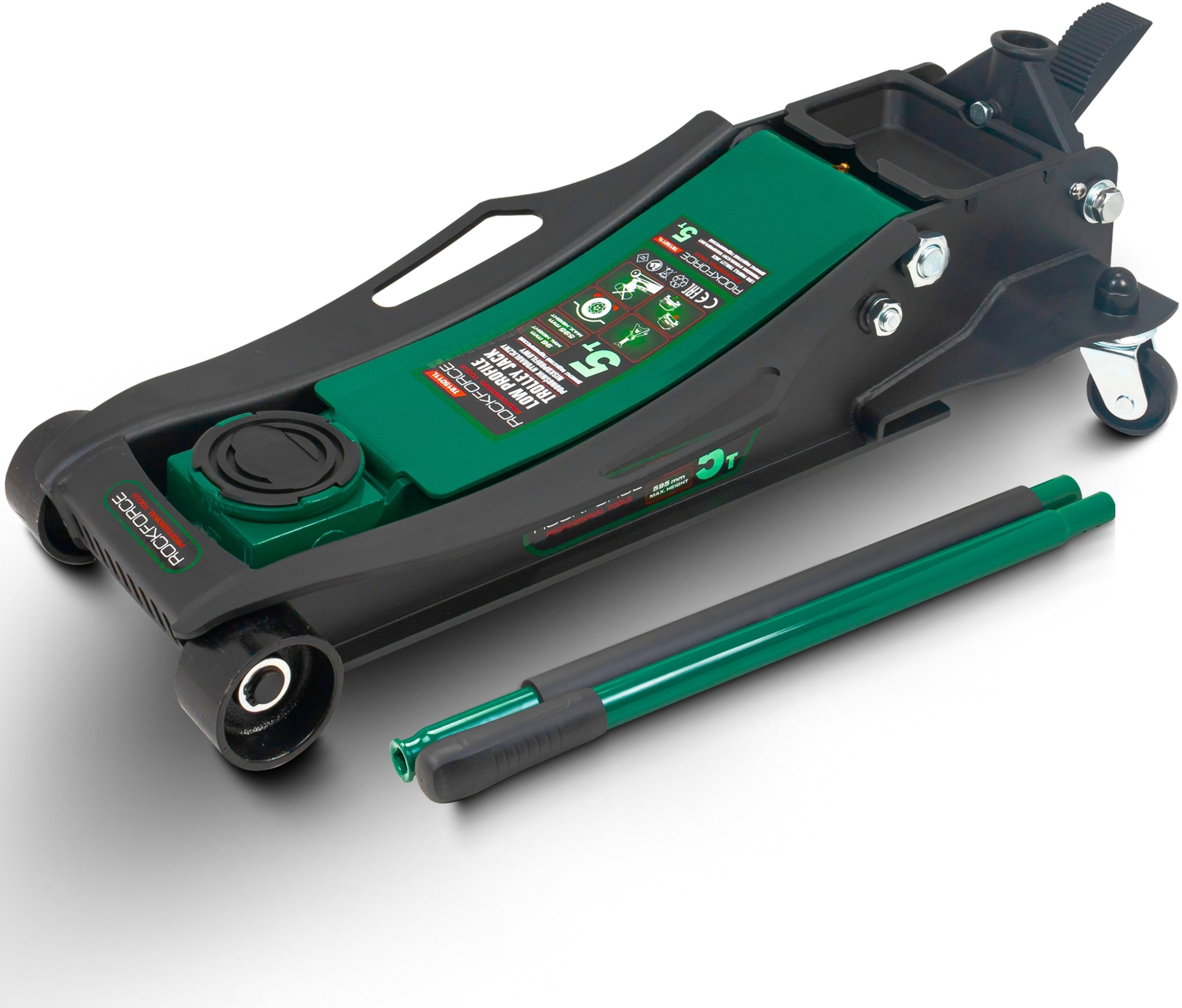 Rockforce Podnosnik hydrauliczny 5t niskoprofilowy (h