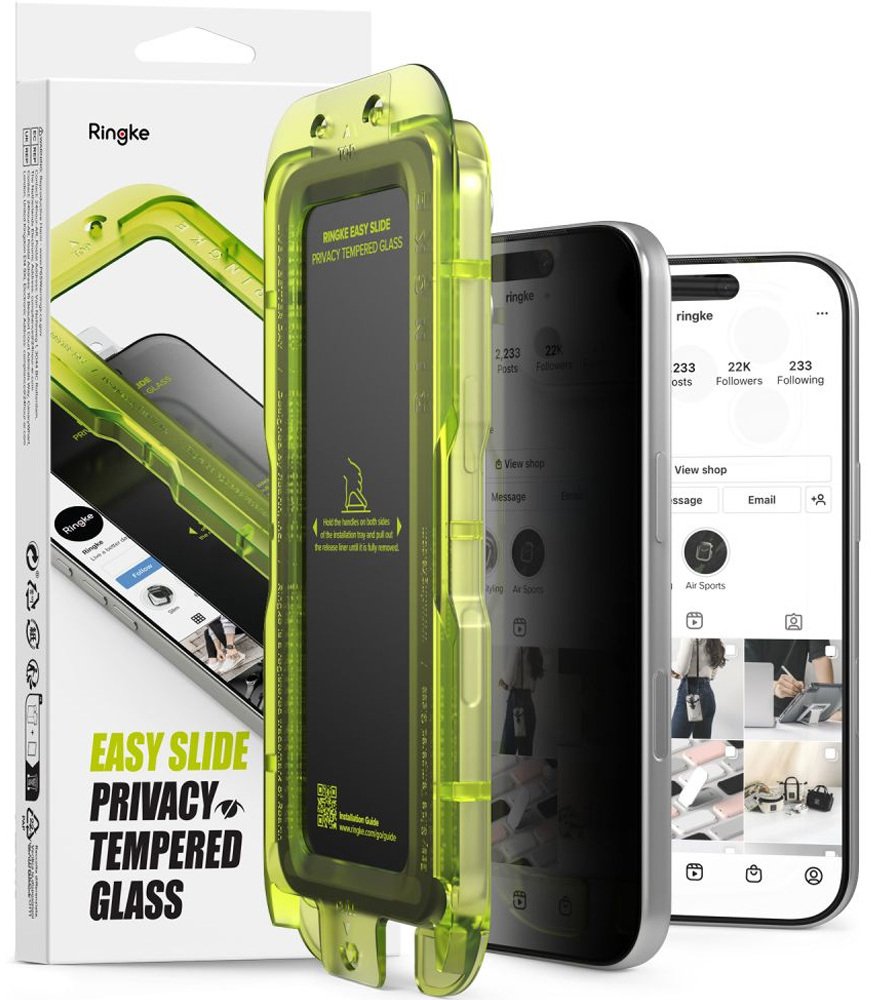 Ringke Szklo prywatyzujace Easy Slide 2-pack