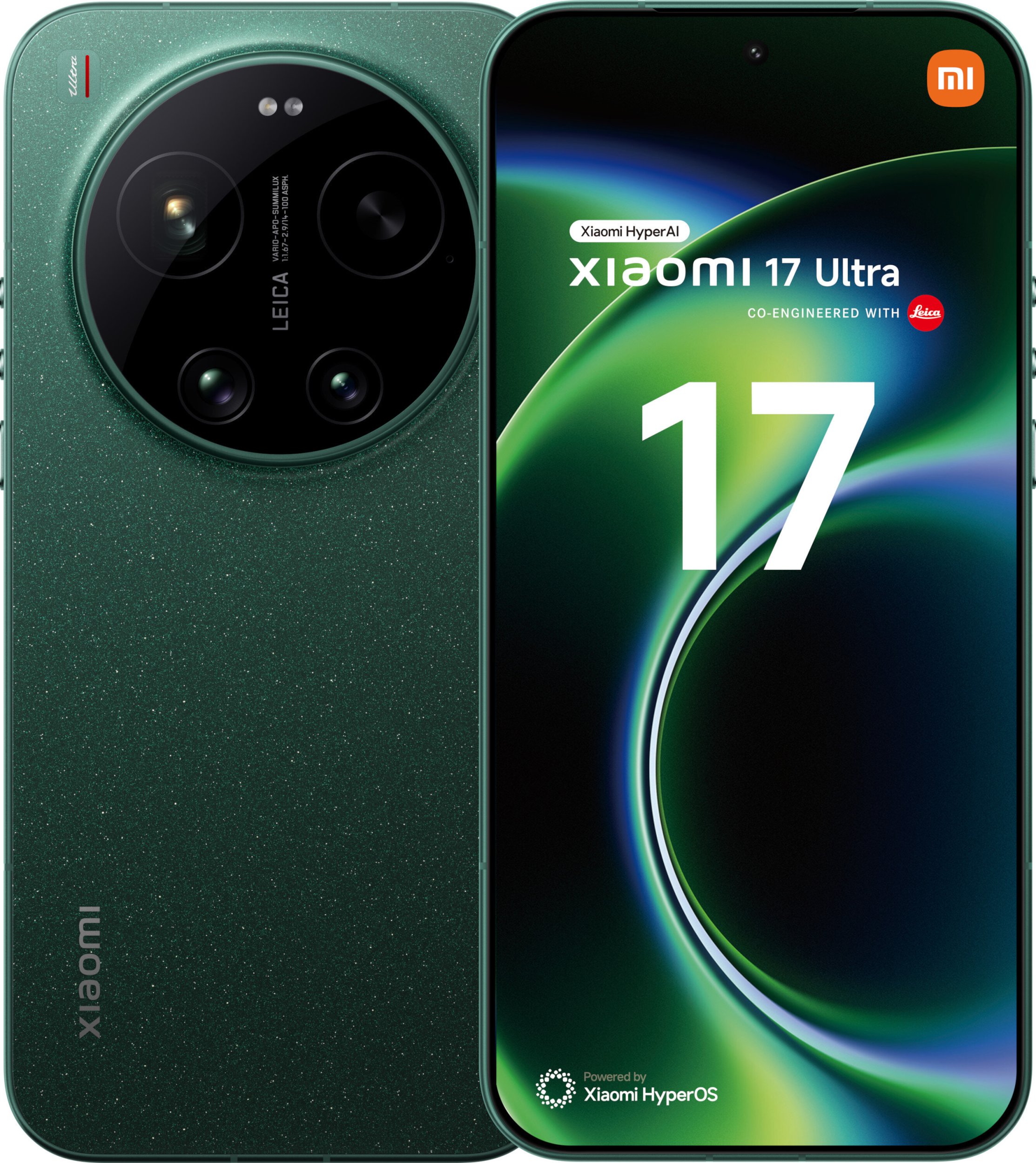 Xiaomi 17 Ultra 17.5 cm (6.9") 5G 16 GB 512 GB 6000 mAh Green Mobilais Telefons