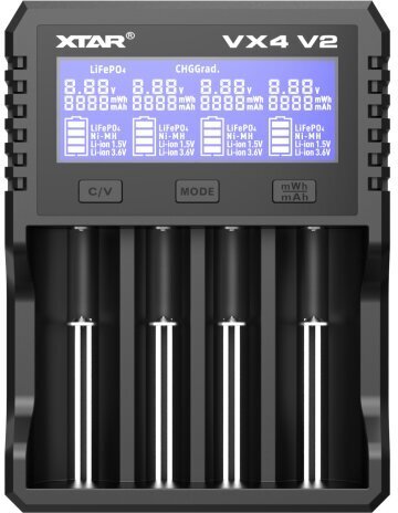 Ladowarka Xtar VX4 V2-KT-charger  1*C-C USB