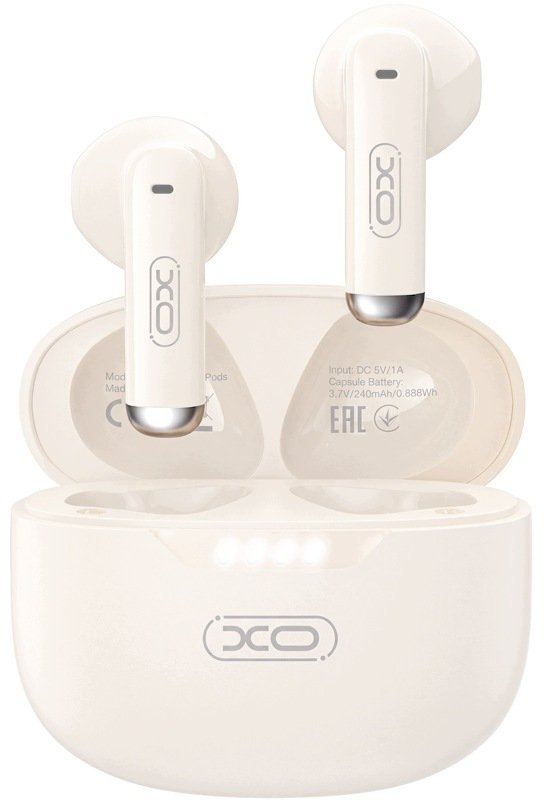 Sluchawki XO Bluetooth TWS bezowe (G50)