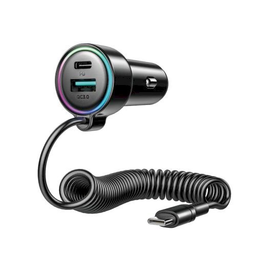 Joyroom JR-CL07 Car Charger 3-in-1 C+U