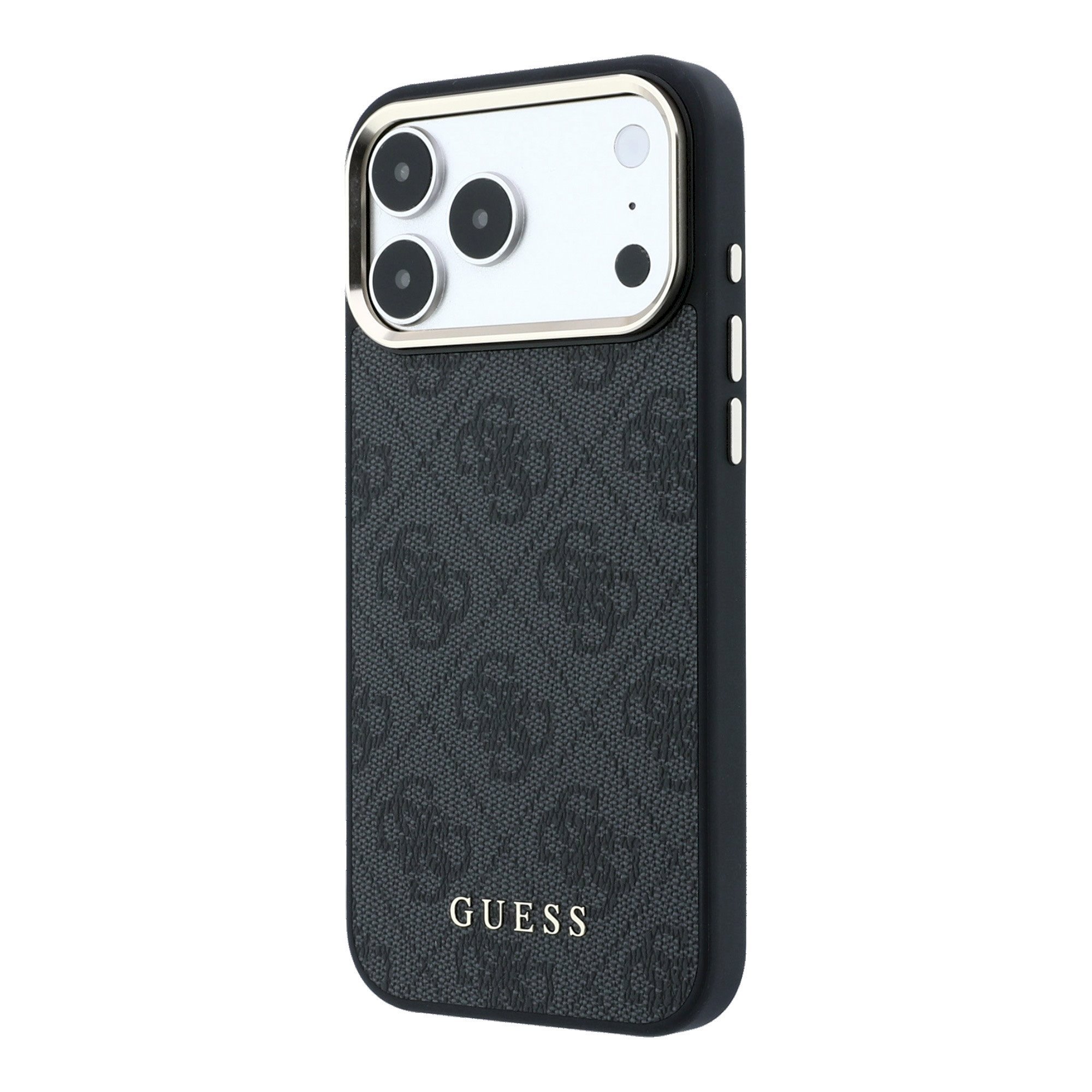 Guess PU Leather 4G Gold Frame