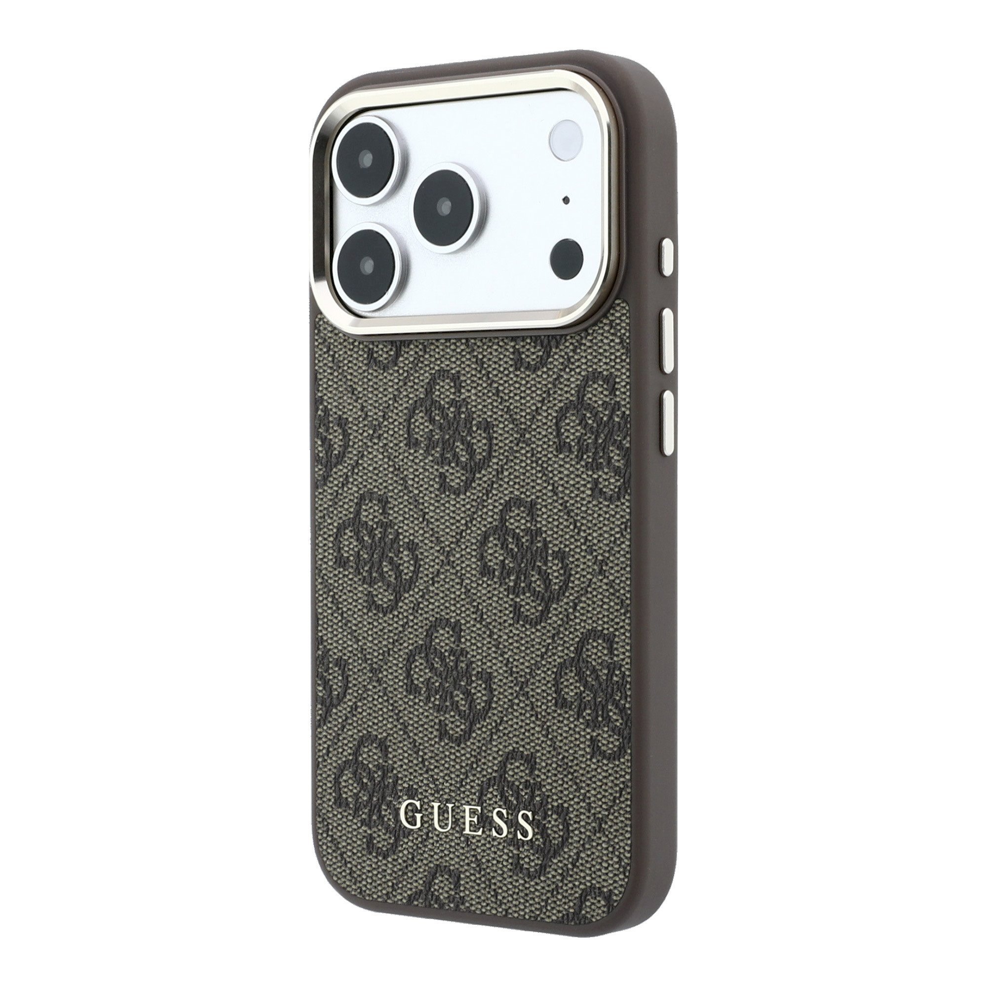 Guess PU Leather 4G Gold Frame