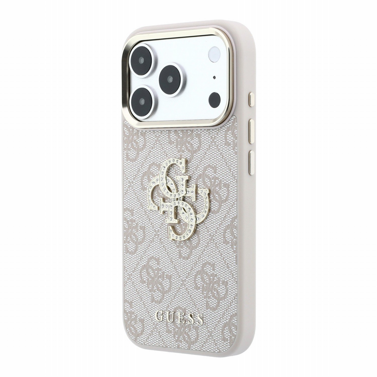 Guess PU 4G Strass Metal Logo