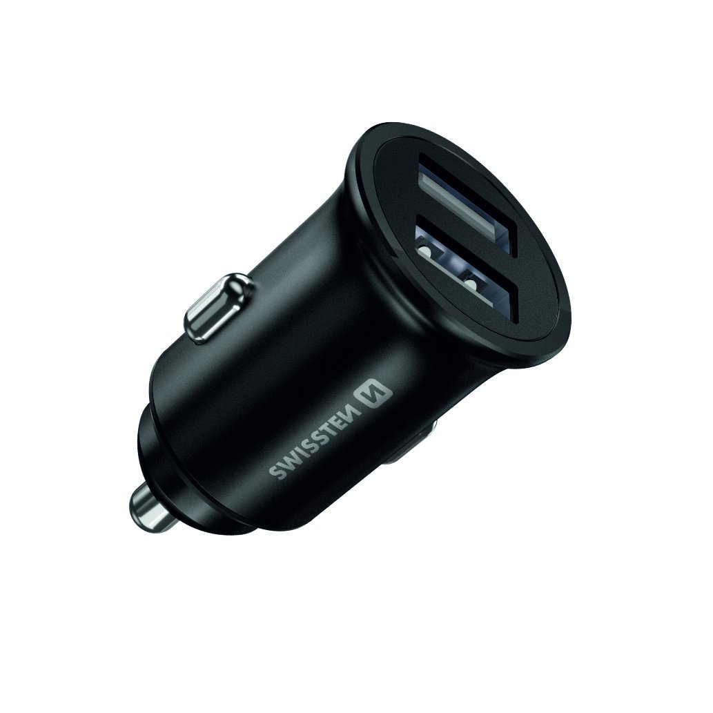 Swissten Metal Premium Auto Lādētājs 2 x USB / 4.8A