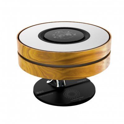 Promate Mirth 3in1 / Naksts lampa / Bluetooth Bezvadu skaļrunis 10W / Qi Bezvadu uzlāde / LED pulkstenis