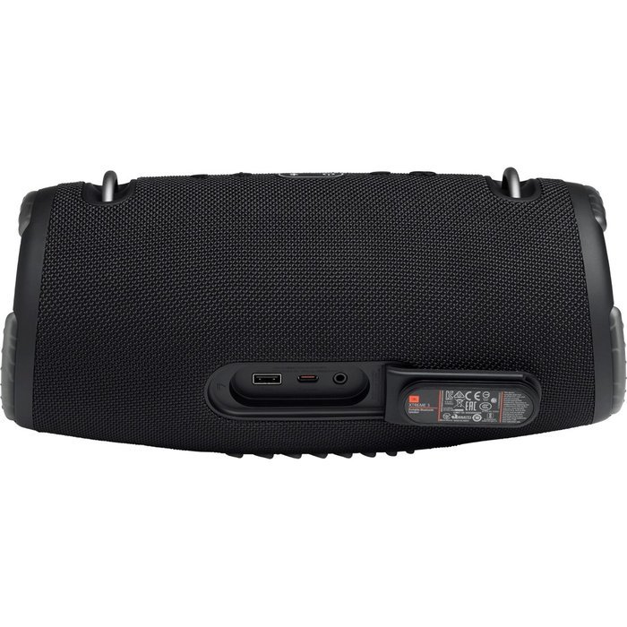 JBL XTREME 3, portable speaker with Bluetooth, built-in battery, IP67, Partyboost and strap, Black pārnēsājamais skaļrunis