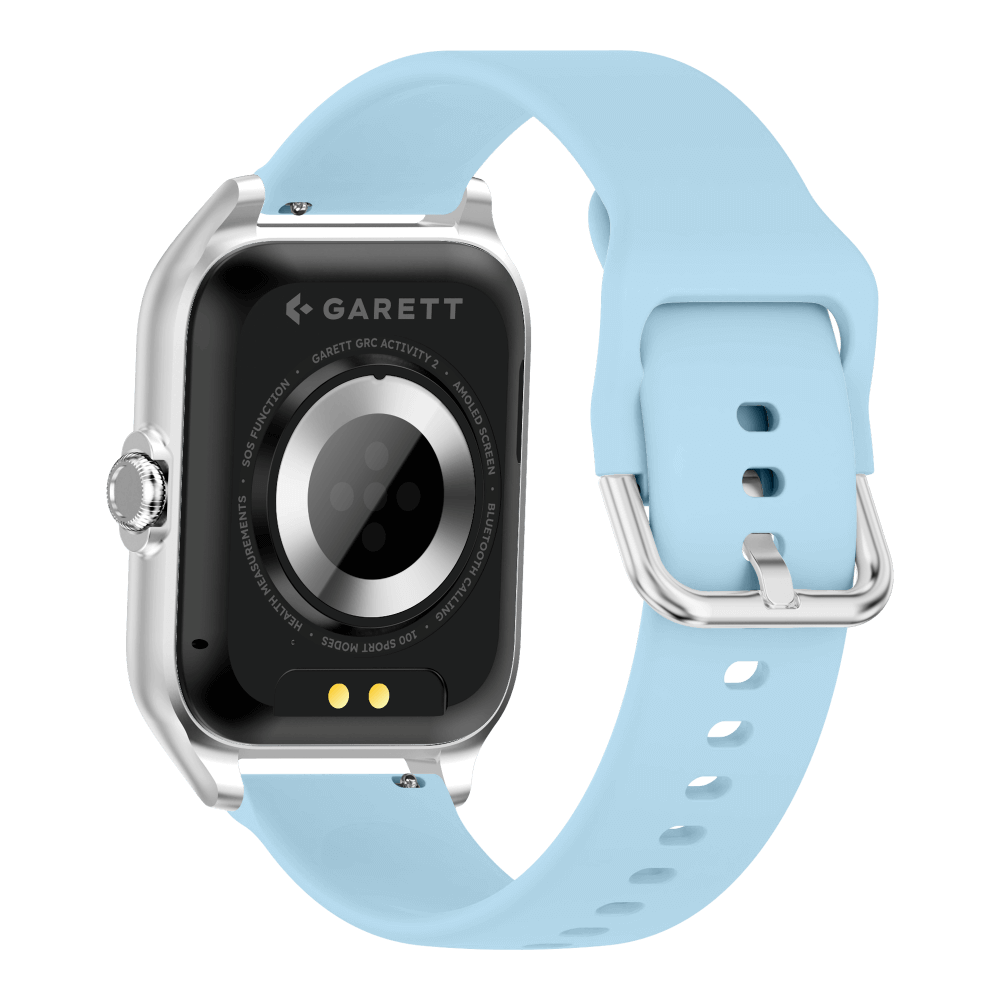 Garett GRC Activity 2 srebrny matowy Viedais pulkstenis, smartwatch