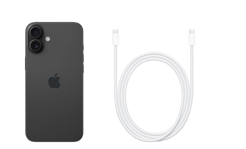 Apple iPhone 16 15.5 cm (6.1") Dual SIM iOS 18 5G USB Type-C 128 GB Black Mobilais Telefons