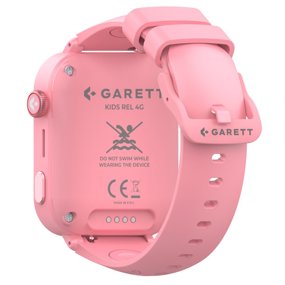 Garett Kids Rel 4G Bērnu Viedpulkstenis GPS / WiFi / Vidoe call REL_4G_PNK (5904238486535) Viedais pulkstenis, smartwatch