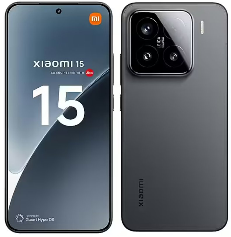 Xiaomi 15 16.1 cm (6.36") 12 GB 256 GB 5240 mAh Black 6932554406202 Mobilais Telefons