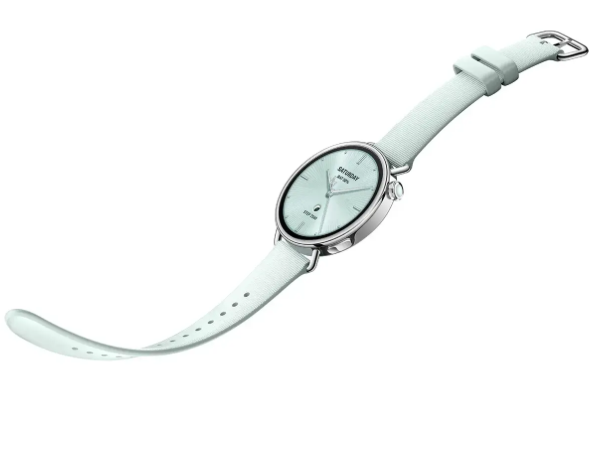 Xiaomi Watch S4 41mm Fluororubber Strap, Mint Green Viedais pulkstenis, smartwatch