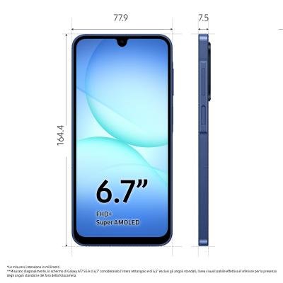 MOBILE PHONE GALAXY A17 5G/8/256GB BLUE SM-A176B SAMSUNG Mobilais Telefons