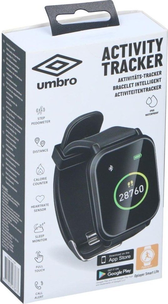 Zegarek sportowy Umbro Opaska zegarek monitorujacy czarny kwadratowy Umbro 473673 (8711252473673) Viedais pulkstenis, smartwatch Zegarek sportowy Umbro Opaska zegarek monitorujacy czarny kwadratowy Umbro 473673 (8711252473673) Viedais pulkstenis, smartwatch