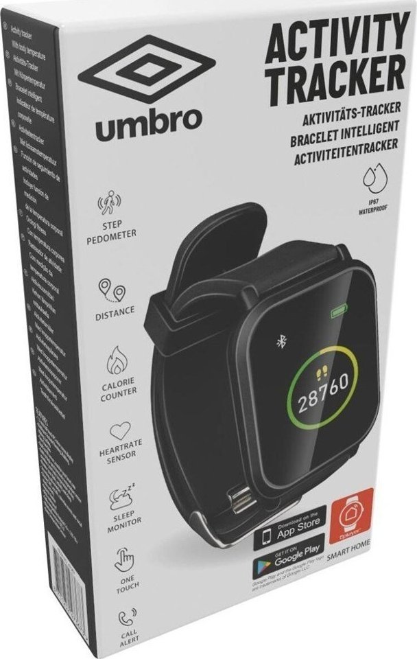 Zegarek sportowy Umbro Opaska zegarek monitorujacy czarny kwadratowy Umbro 473673 (8711252473673) Viedais pulkstenis, smartwatch Zegarek sportowy Umbro Opaska zegarek monitorujacy czarny kwadratowy Umbro 473673 (8711252473673) Viedais pulkstenis, smartwatch