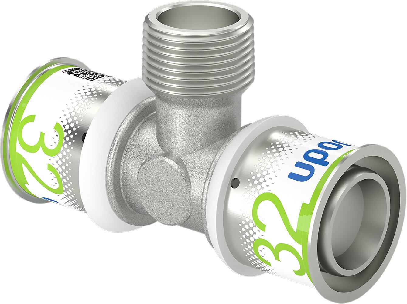 Uponor S-Press PLUS trojnik z gwintem