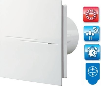 VENTS Silent bathroom fan, 100TH humidity sensor | Vents