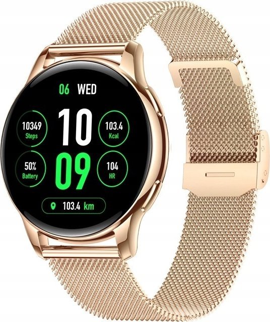 Smartwatch Veltori VT300-1 Zloty  (VT300-1) VT300-1 (5906506413199) Viedais pulkstenis, smartwatch