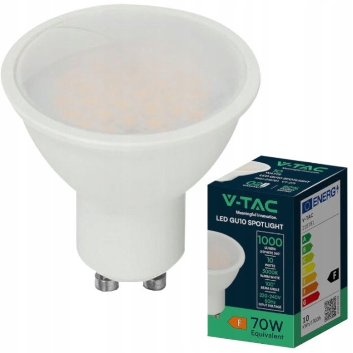 V-TAC Zarowka LED 10W GU10 4000K