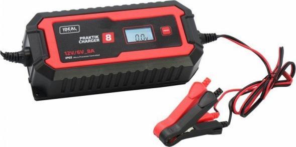  INTELIGENTNY PRAKTIK CHARGER 8 LCD 6/12V auto akumulatoru lādētājs